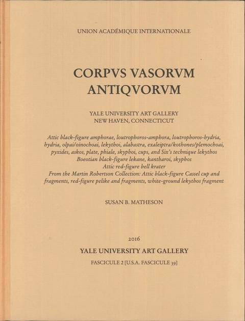 Corpus Vasorum Antiquorum - Susan B. Matheson