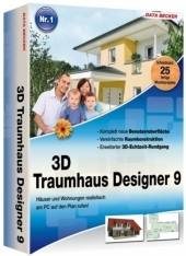 3D Traumhaus Designer 9, 1 DVD-ROM