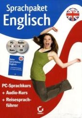 Sprachpaket Englisch, 1 CD-ROM, 1 Audio-CD u. Reisesprachführer