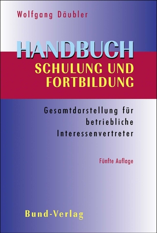 Handbuch Schulung und Fortbildung