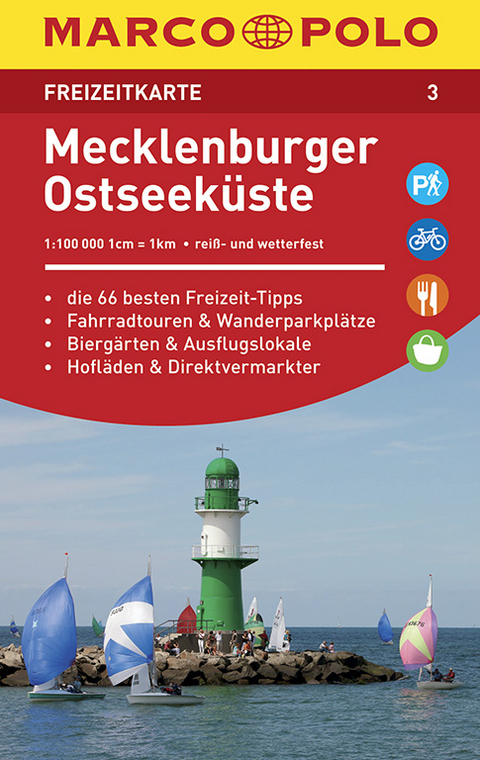 MARCO POLO Freizeitkarte Blatt 03 Mecklenburger Ostseek&uuml;ste 1:100 000