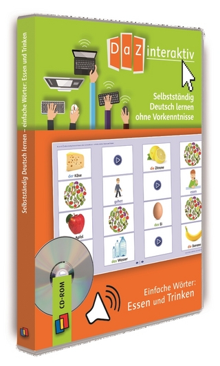 Selbstständig Deutsch lernen ohne Vorkenntnisse – einfache Wörter: Essen und Trinken – Premium-Lizenz