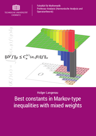 Best constants in Markov-type inequalities with mixed weights