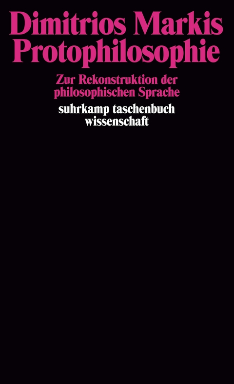 Protophilosophie - Dimitrios Markis