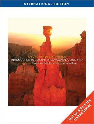 Laboratory Experiments for Introduction to General, Organic and Biochemistry, International Edition