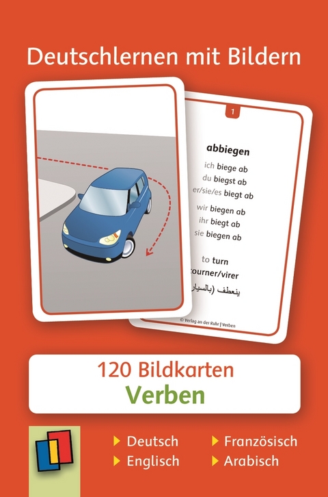 Verben: Set 1 - Deutsch, Englisch, Französisch und Arabisch - Redaktionsteam Verlag an der Ruhr