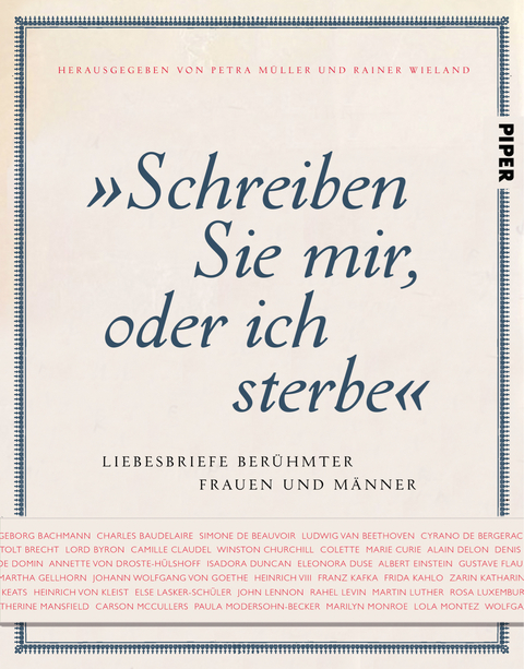 "Schreiben Sie mir, oder ich sterbe" - Petra M&uuml;ller, Rainer Wieland