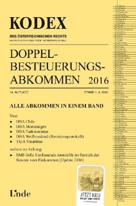 KODEX Doppelbesteuerungsabkommen 2016
