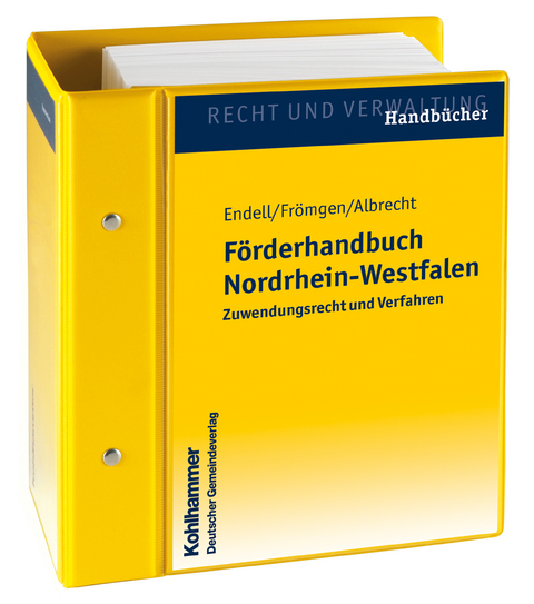 F&ouml;rderhandbuch Nordrhein-Westfalen - Hanns-Lothar Endell, Peter Fr&ouml;mgen, Frank Albrecht