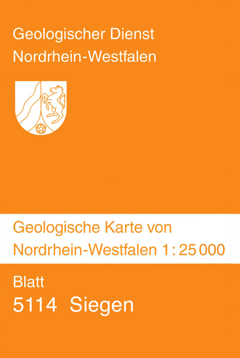 Geologische Karten von Nordrhein-Westfalen 1:25000 / Siegen - Michael Th&uuml;nker