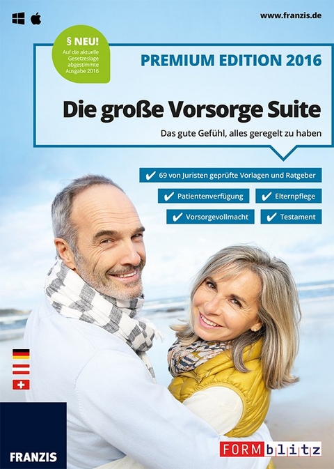 Die gro&szlig;e Vorsorge Suite Premium Edition 2016