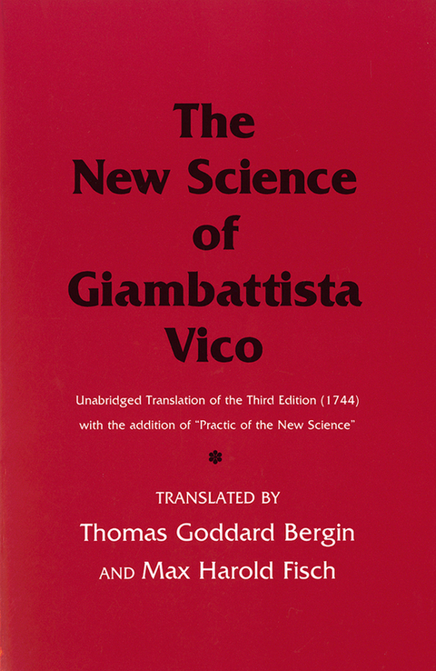The New Science of Giambattista Vico - Giambattista Vico