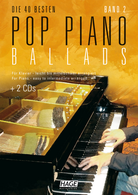 Pop Piano Ballads 2 mit 2 Playback-CDs