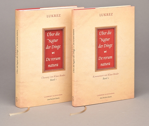 &Uuml;ber die Natur der Dinge / De rerum natura -  Lukrez