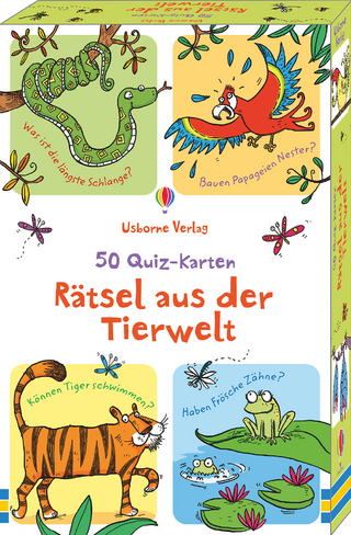 50 Quiz-Karten: Rätsel aus der Tierwelt (Kinderspiel)