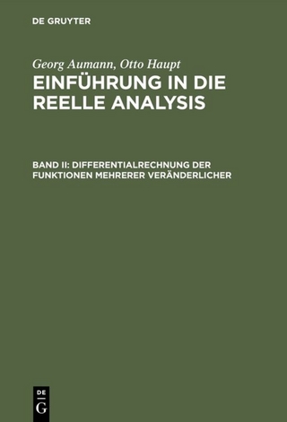 Differentialrechnung der Funktionen mehrerer Veränderlicher