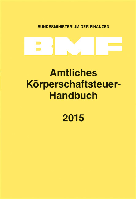 Amtliches Körperschaftsteuer-Handbuch 2015