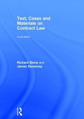 Text, Cases and Materials on Contract Law