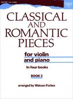 Classical and Romantic Pieces for Violin Book 3