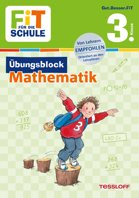 FiT F&Uuml;R DIE SCHULE: &Uuml;bungsblock Mathematik 3. Klasse - Werner Zenker
