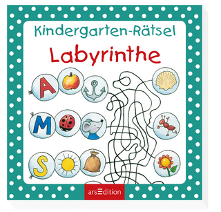 Kindergarten-Rätsel Labyrinthe