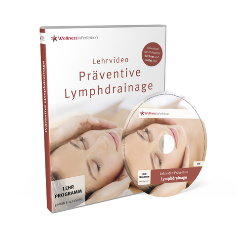 DVD Präventive Lymphdrainage (Lehrvideo) | Für Anfänger und Profis | Inkl. kostenloser Tablet-/Smartphone-Version zum Download