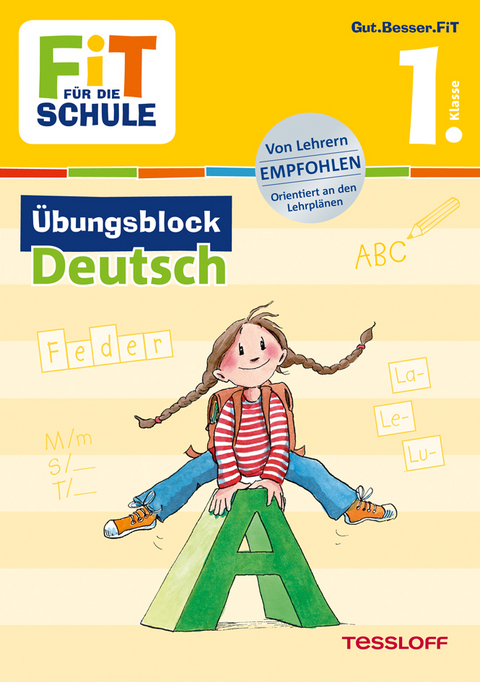 FiT F&Uuml;R DIE SCHULE: &Uuml;bungsblock Deutsch 1. Klasse - Werner Zenker