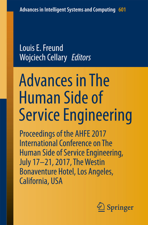 Advances in The Human Side of Service Engineering - 