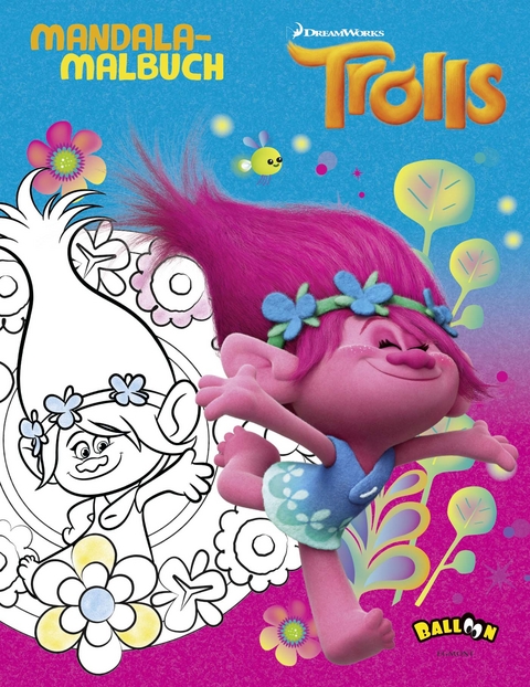 Trolls - Mandala Malbuch -  DreamWorks