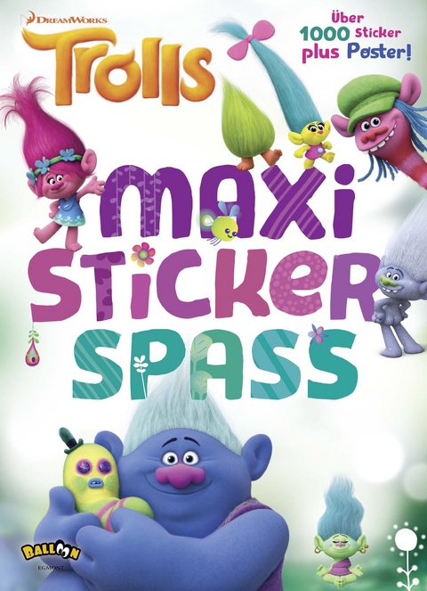 Trolls - Maxi-Stickerspa&szlig; -  DreamWorks
