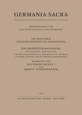 Das Erzbistum Magdeburg. Band 1. Teil 1: Das Domstift St. Moritz in Magdeburg. Teil 2: Die Kollegiatstifte St. Sebastian, St. Nicolai, St. Peter und Paul und St. Gangolf in Magdeburg