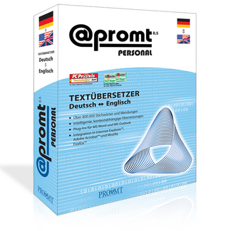 @promt Personal 8.5 Englisch - Deutsch / Deutsch - Englisch