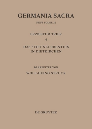 Die Bistümer der Kirchenprovinz Trier. Das Erzbistum Trier 4. Das Stift St. Lubentius in Dietkirchen