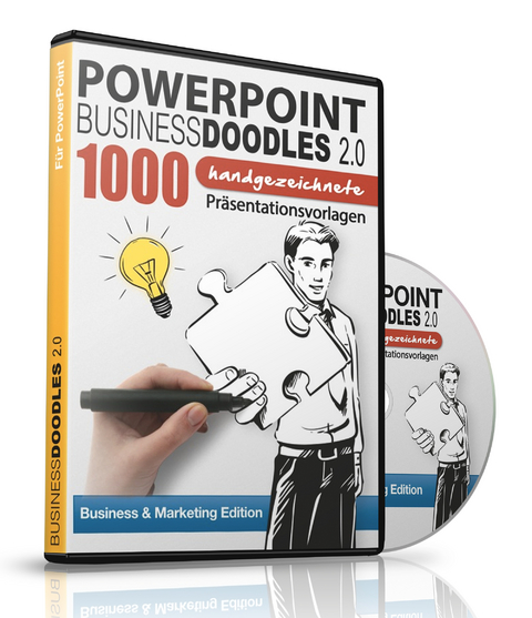 PowerPoint BusinessDoodles 2.0 - 1000 Handgezeichnete Präsentationsvorlagen für PowerPoint - Samuel Cremer,  www.futurepacemedia.de