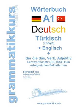 Wörterburch Deutsch - Türkisch Englisch A1