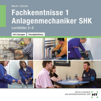 Arbeitsheft mit eingetragenen L&ouml;sungen Fachkenntnisse 1 Anlagenmechaniker SHK - Harald Macht, Mirko Br&uuml;tzke