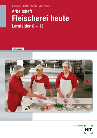 Arbeitsheft mit eingetragenen Lösungen Fleischerei heute