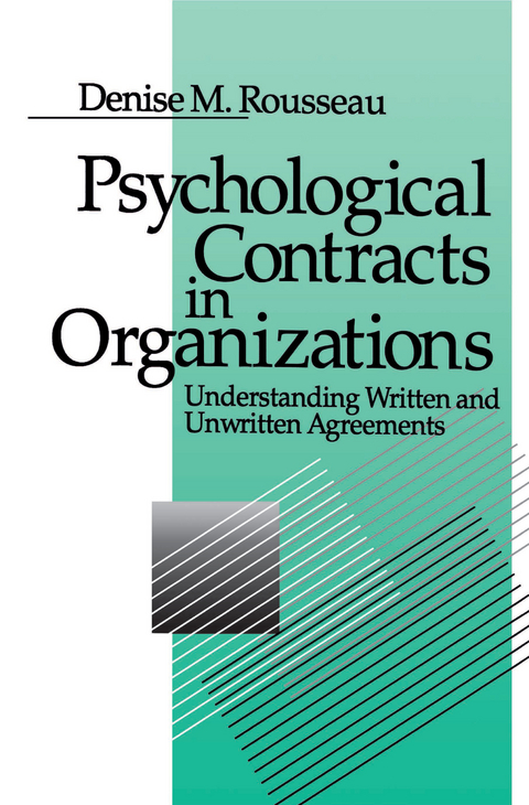Psychological Contracts in Organizations - Denise M. Rousseau
