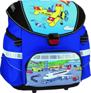 Schulrucksack Globi der Pilot neues modell
