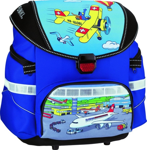 Schulrucksack Globi der Pilot neues modell
