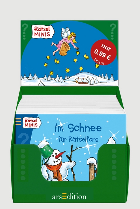 Display R&auml;tsel-Minis Winter/Weihnachtszeit