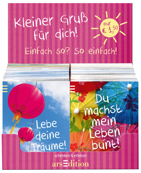 Display Kleiner Gru&szlig; f&uuml;r jeden Anlass