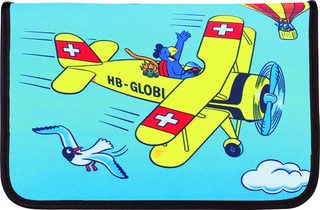 Schüleretui Globi der Pilot