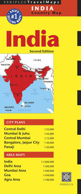 India Travel Map Second Edition