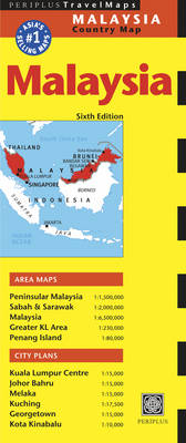 Malaysia Travel Map Sixth Edition