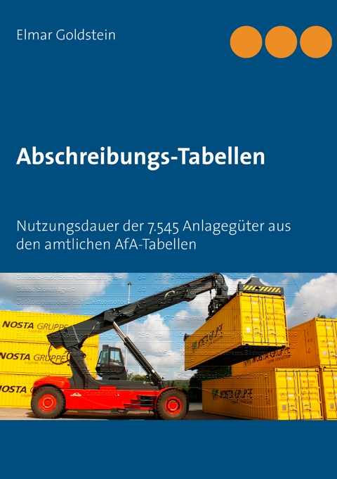 Abschreibungs-Tabellen - Elmar Goldstein