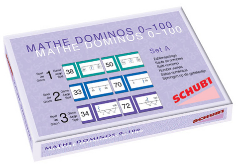 MATHE DOMINOS Zahlenspr&uuml;nge, Set A