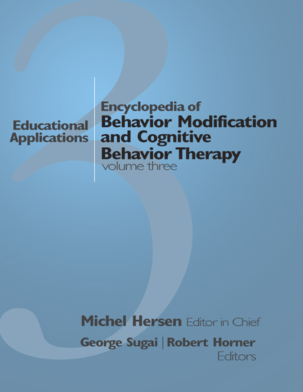 Encyclopedia of Behavior Modification and Cognitive Behavior Therapy - 