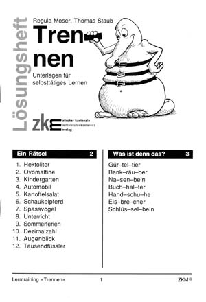 Trennen - Regula Moser