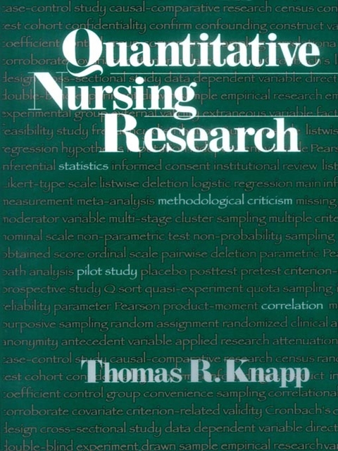 Quantitative Nursing Research - Thomas R. Knapp